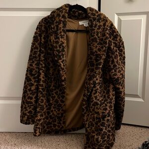 Workshop Republic Clothing Cheetah Print Jacket